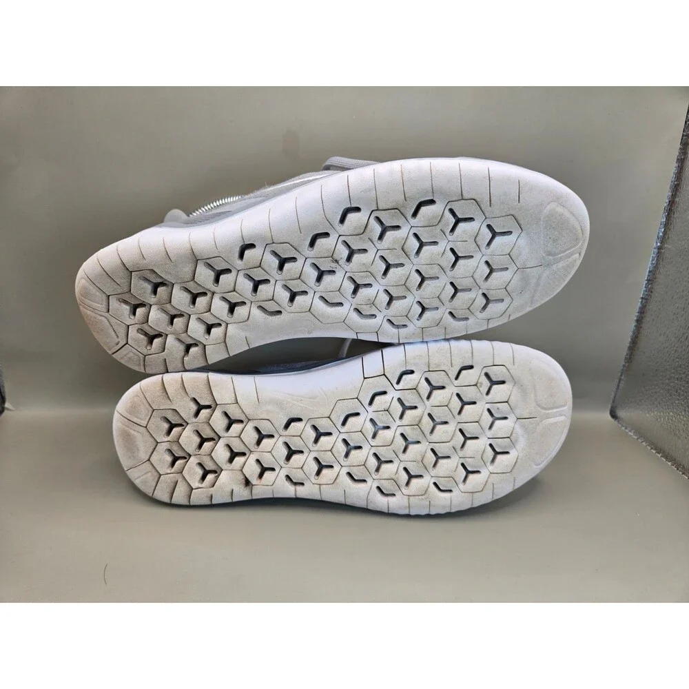 Nike Free RN 2018 Shoes Women's 7 Wolf Grey Running Athletic Barefoot Sneakers